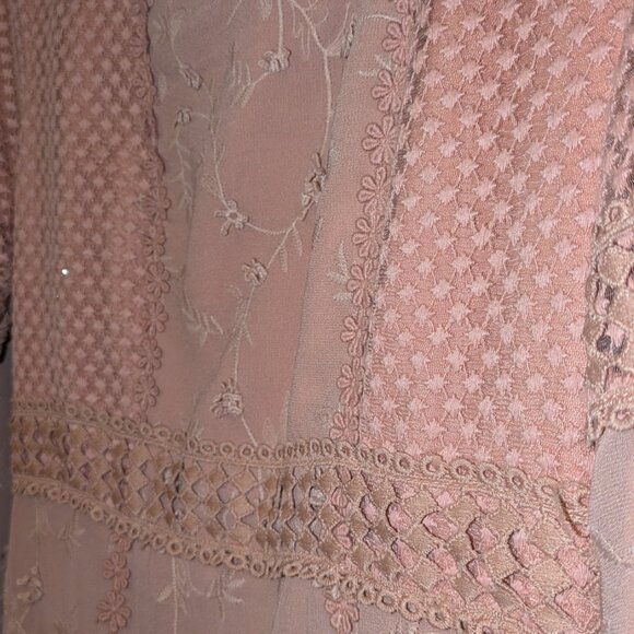 A-Line Floral Lace Dress - Picture 2 of 5